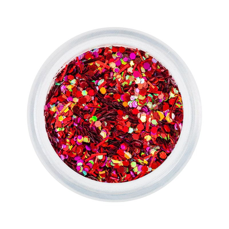 Magic glitter red