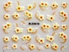 Sticker Blume gelb