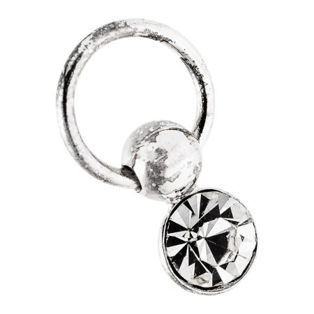Nail-Art Piercing, crystal clear