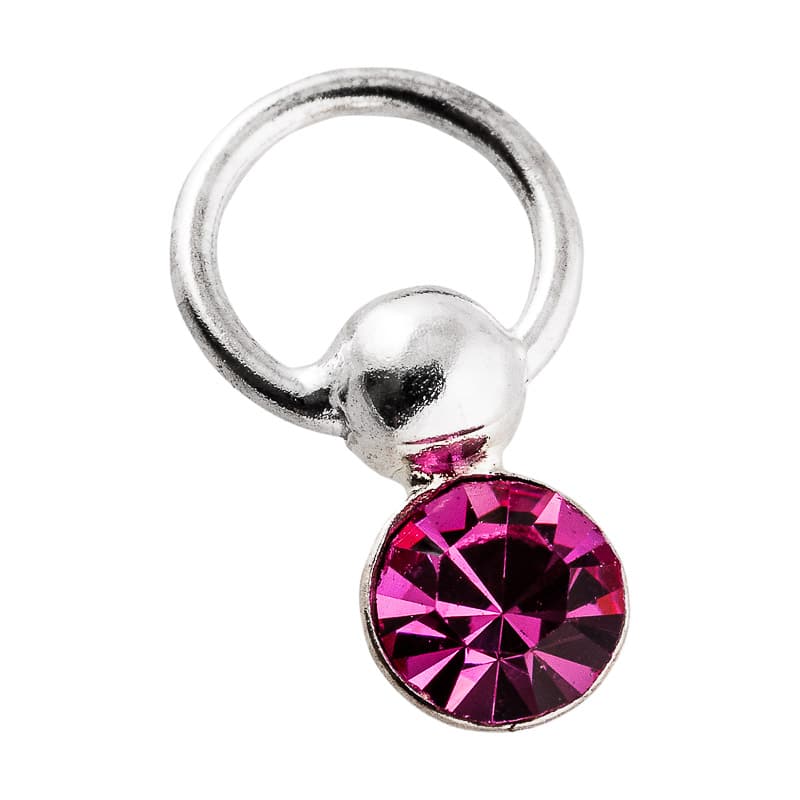 Nail-Art Piercing, crystal rose