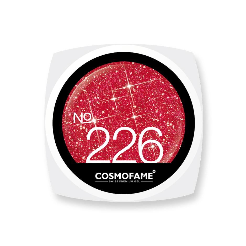 colorgel glitter flakes 226 "red bling thing"