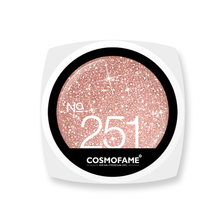 colorgel glitter flakes 251 "simply rose gold"