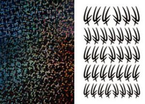 Creative Sticker Schwarz Glitter