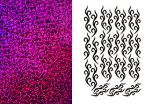 Creative Sticker rosa glitter