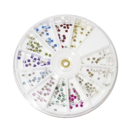 Strass Karussell Quadrate