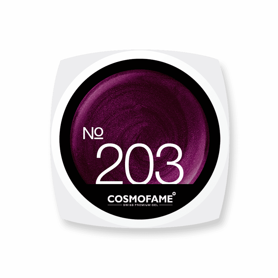 colorgel metallic 203 "swiss chocolate praline meets burgundy"