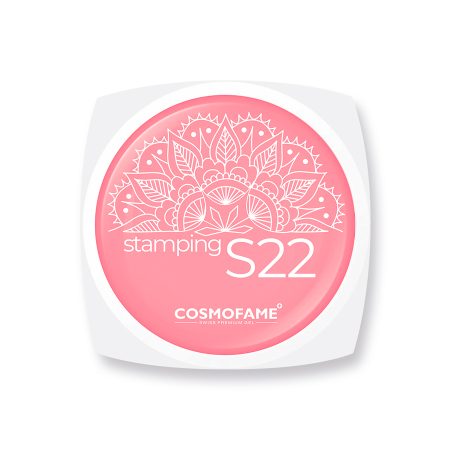 Stamping S22 pastel coral