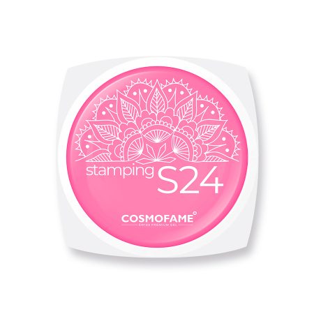 Stamping S24 pastel pink