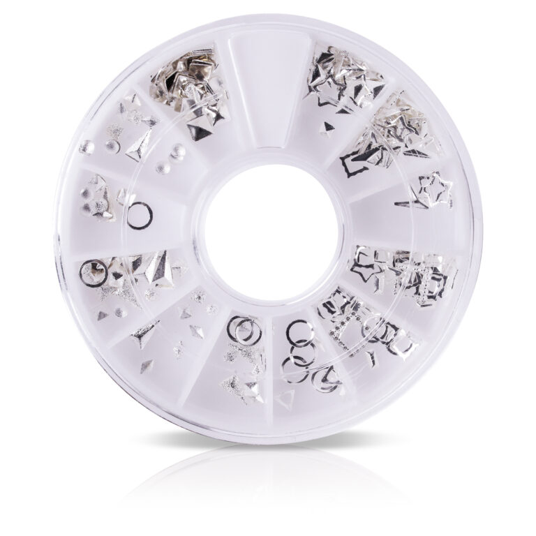 karussel mit silver gold nail-art mix