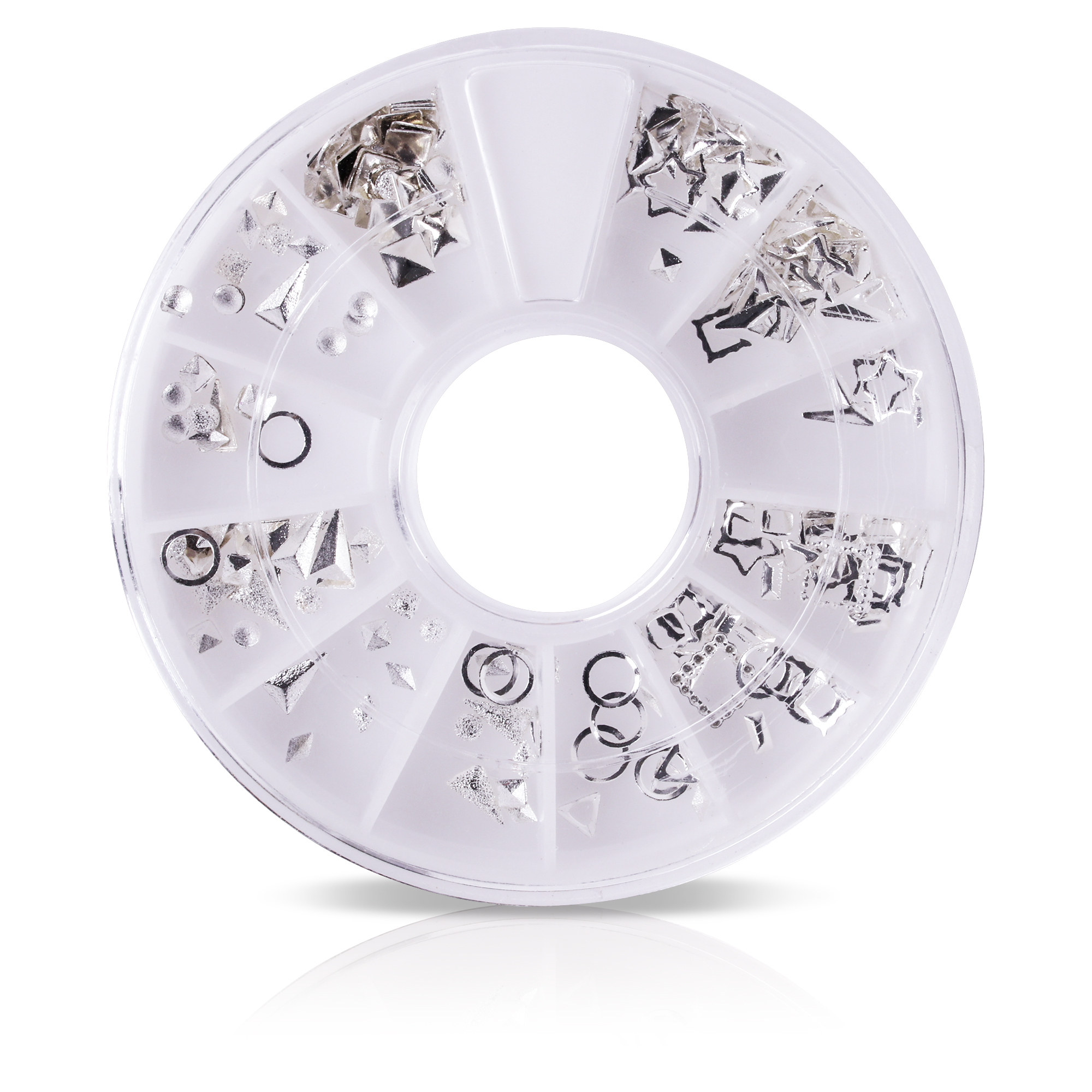 karussel mit silver gold nail-art mix