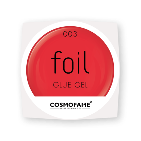 foil glue gel red 003