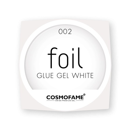 foil glue gel white 002