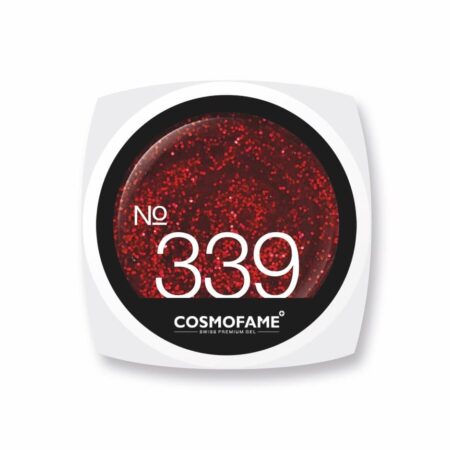 colorgel glitter 339 «Ho-Ho-Ho flashing red to go»