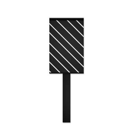 Magnet stick Motiv "diagonale Streifen"