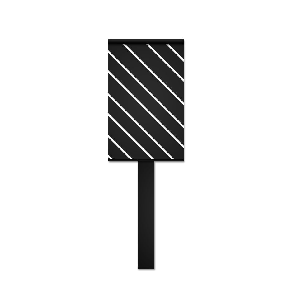 Magnet stick Motiv "diagonale Streifen"