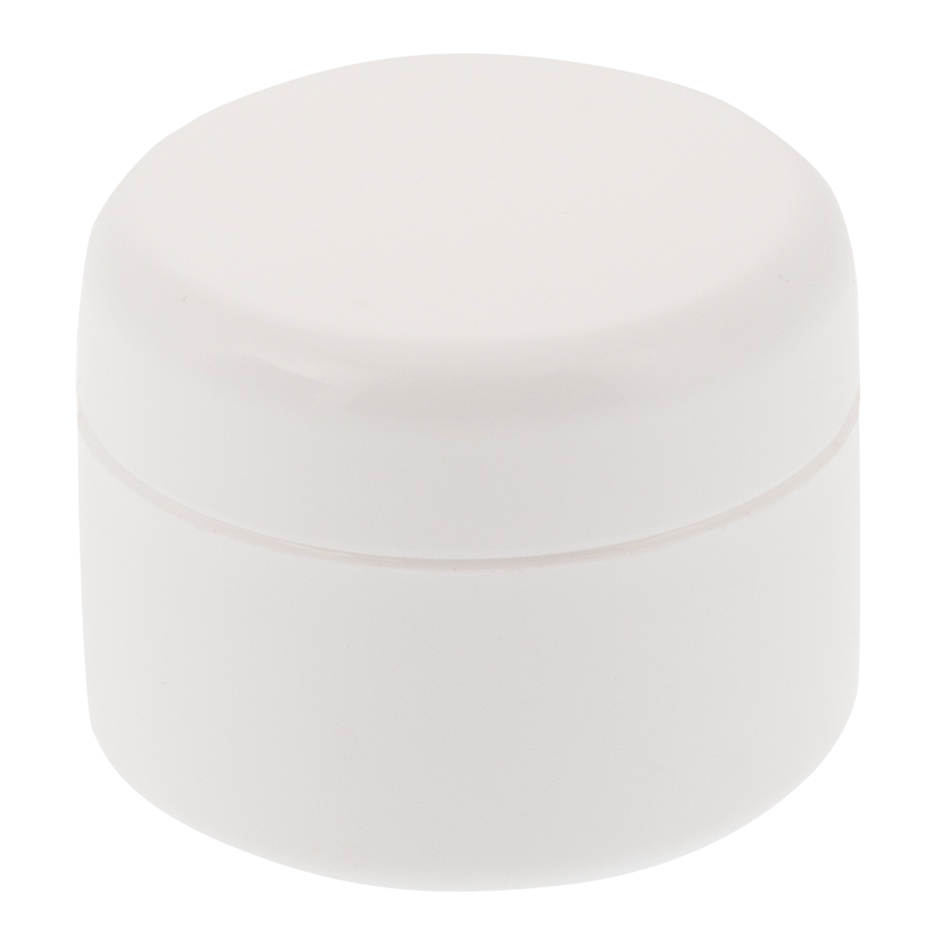Kunststoffdose weiss 5ml, leer