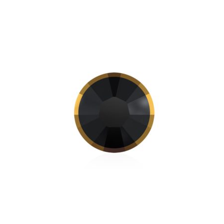Steine Black mit Goldrand - 2.5 mm