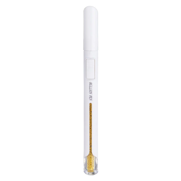 nailart clickpen metallperlen gold