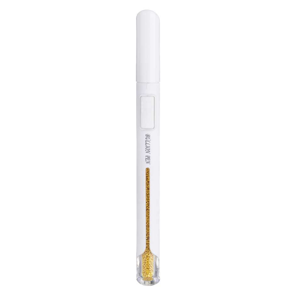 nailart clickpen metallperlen gold