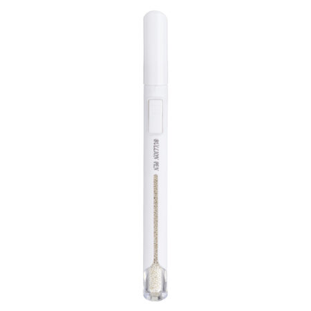 nailart clickpen metallperlen silber