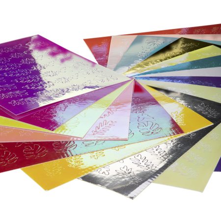 nailart sticker 3D decoration holographic leaves