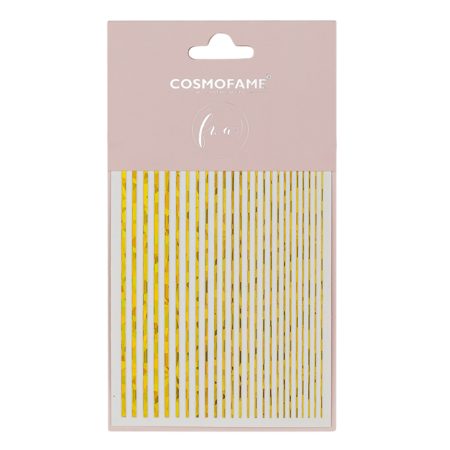 nailart sticker 3D decoration golden stripes