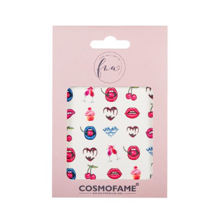 3D Water Decals Lips and Cherries