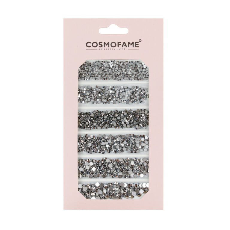 Strass Steine Set Silber Chrome