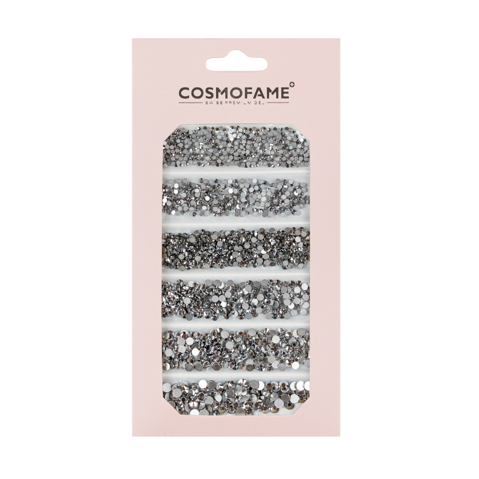 Strass Steine Set Silber Chrome