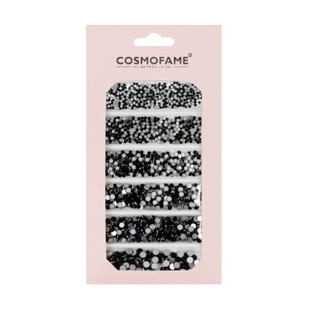 Strass Steine Set Schwarz