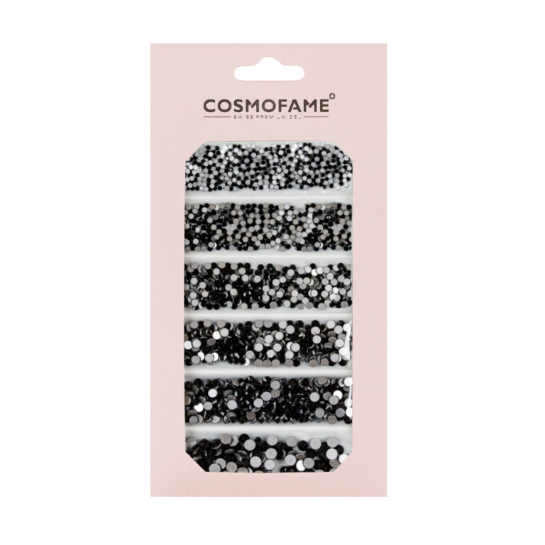 Strass Steine Set Schwarz