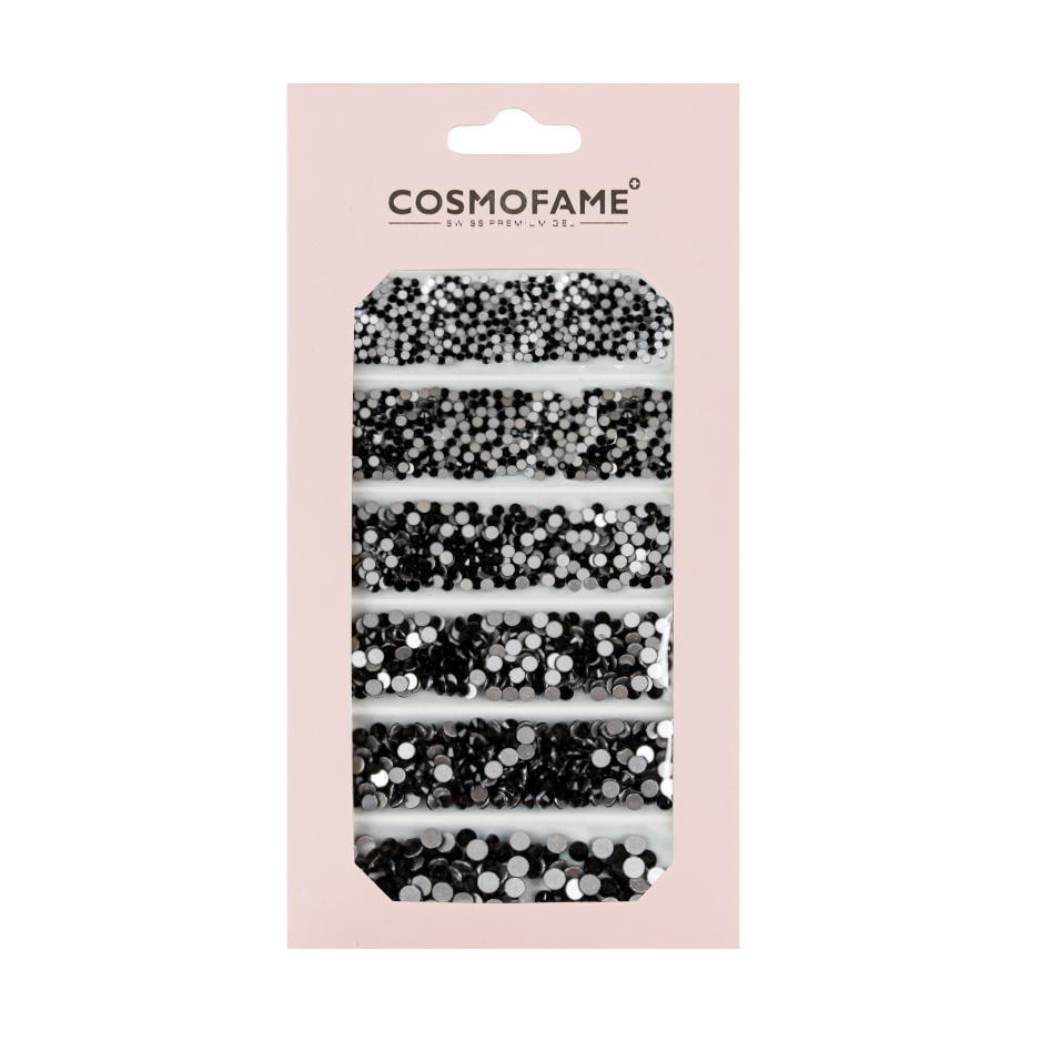 Strass Steine Set Schwarz