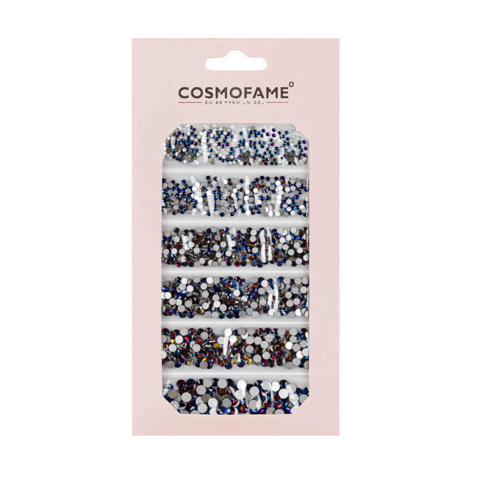 Strass Steine Set Meridian Blau