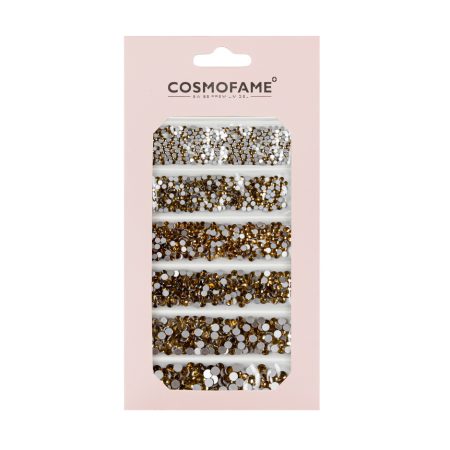 Strass Steine Set Gold