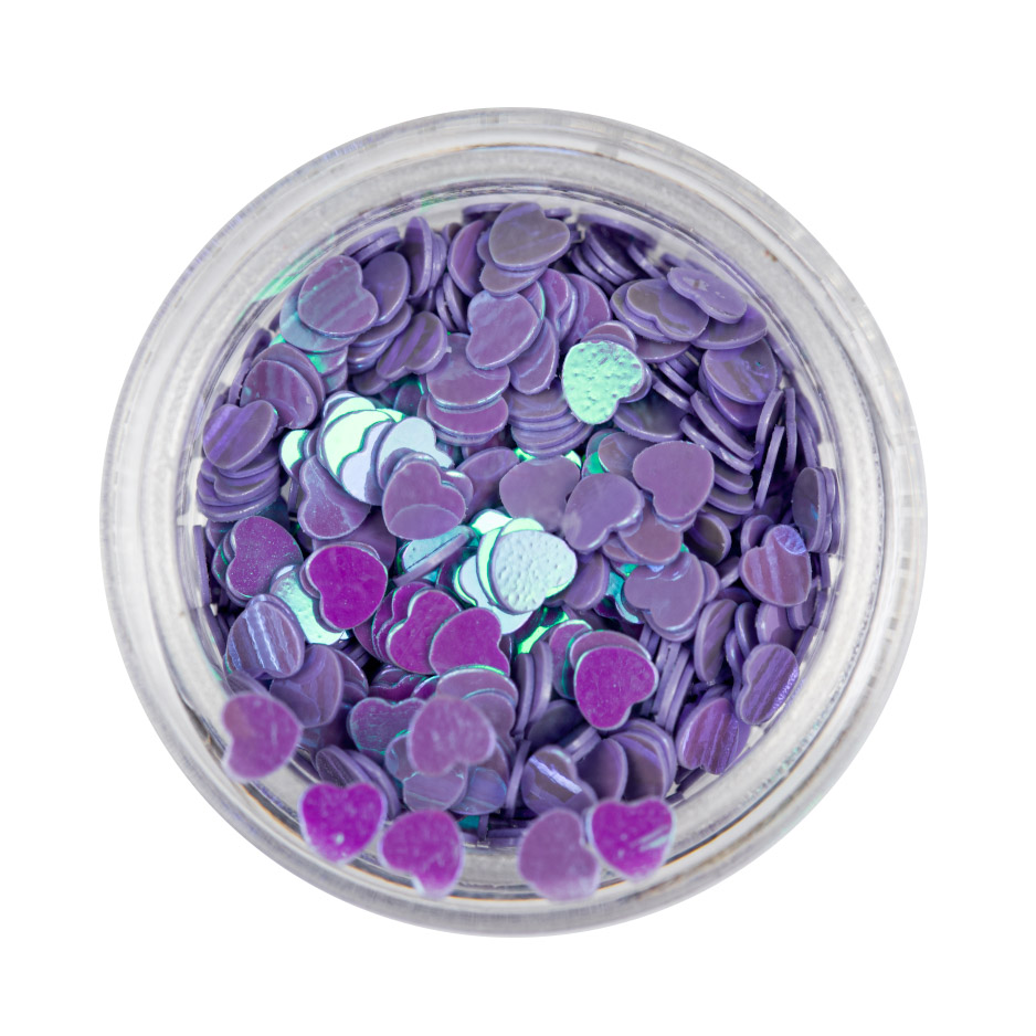 Nailart Heart Accessoires Lila