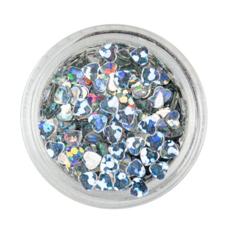 Nailart Heart Accessoires Silber