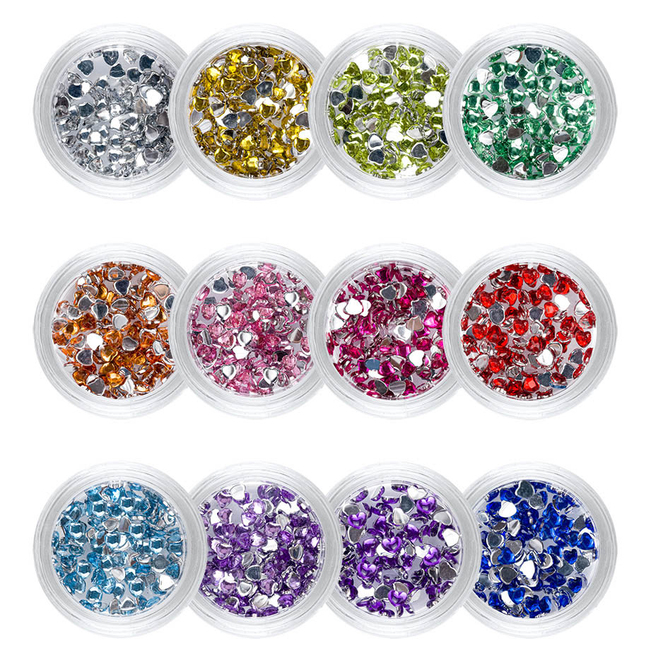Strass Steine Set Herzchen