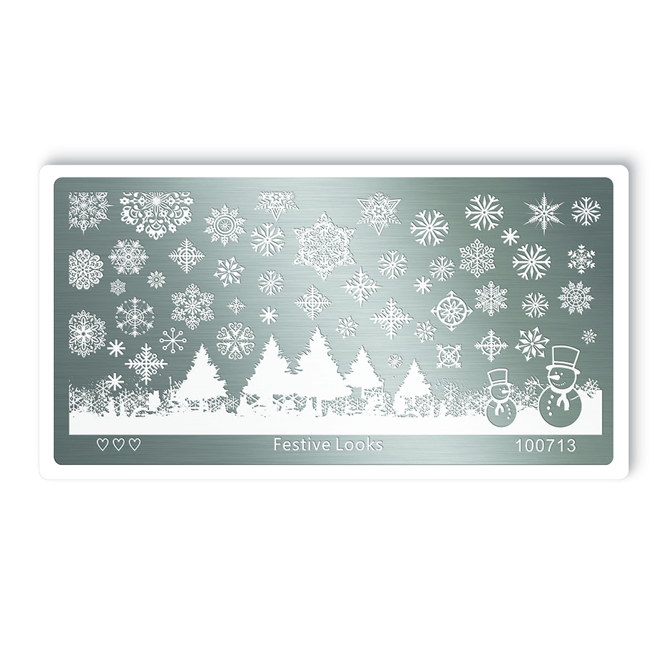 Template Festive Looks - Snowflakes