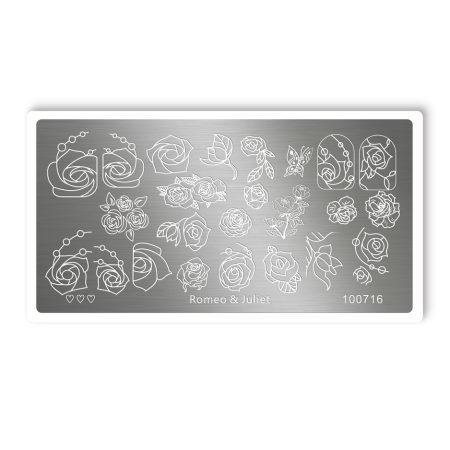 Template Romeo & Juliet - Fine roses and butterflies