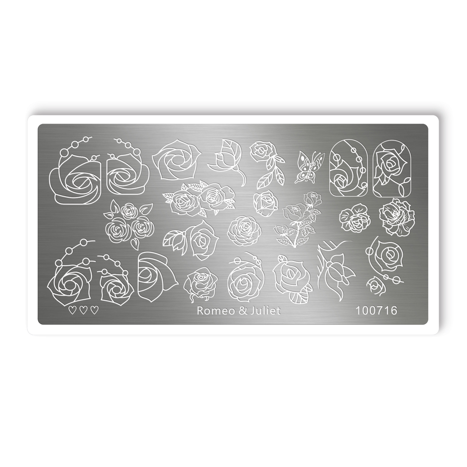 Template Romeo & Juliet - Fine roses and butterflies