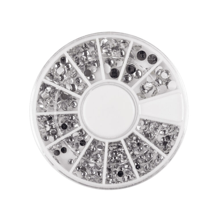 Strass Karussell Silber Clear