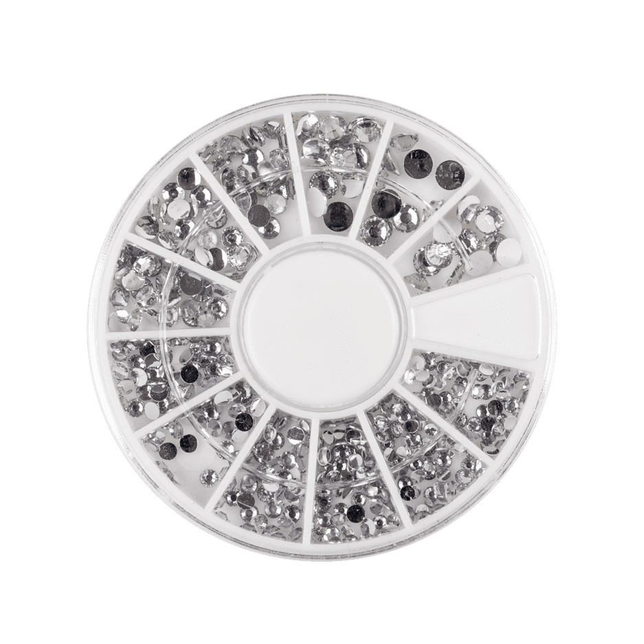 Strass Karussell Silber Clear