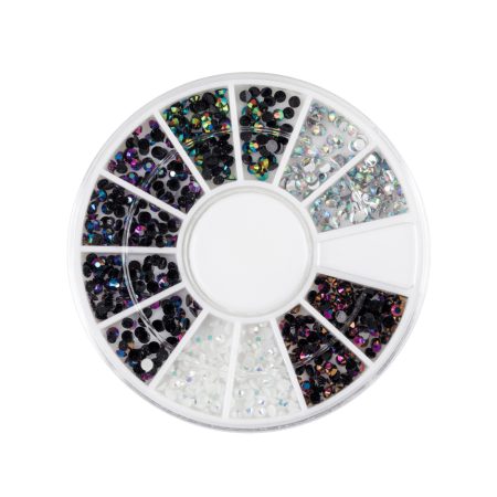 Strass Karussell Black and white