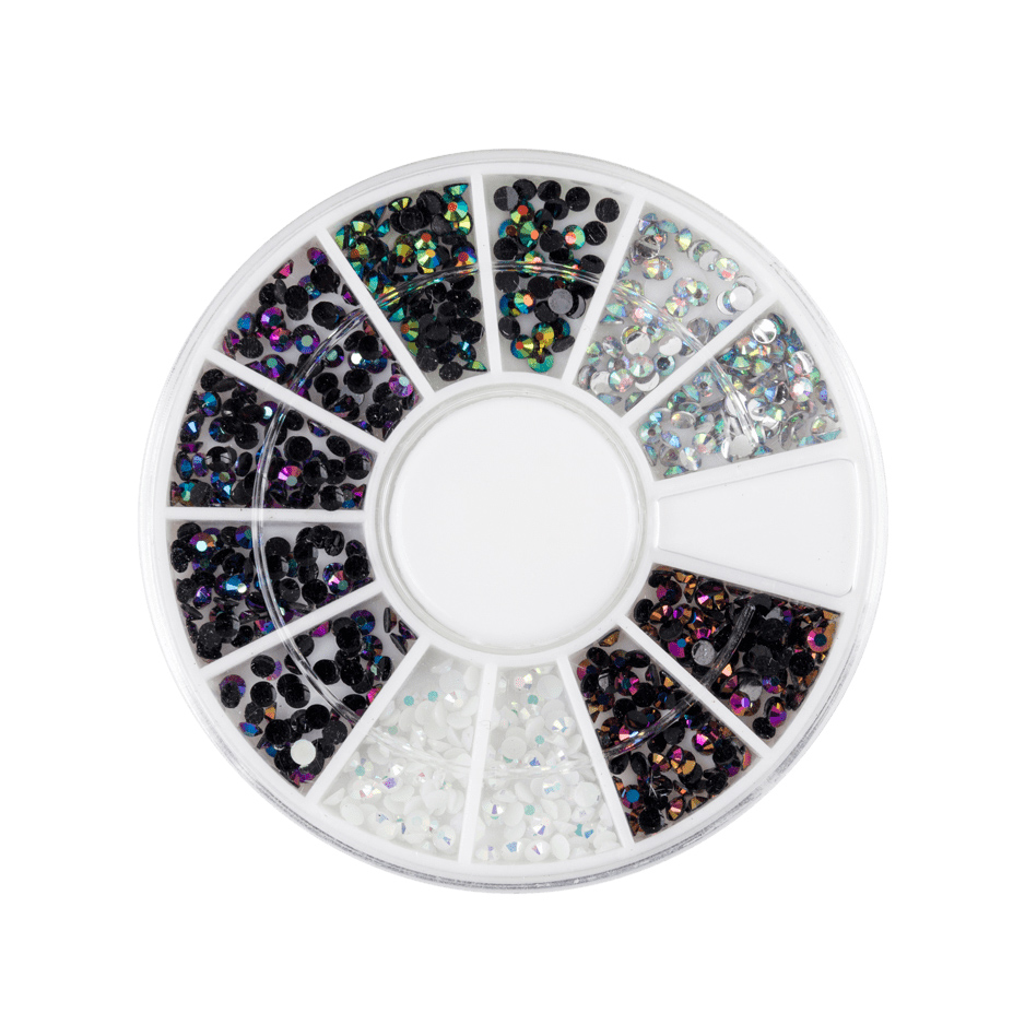 Strass Karussell Black and white