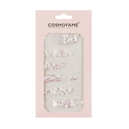 Nailart Strass Steine Set glass nail white