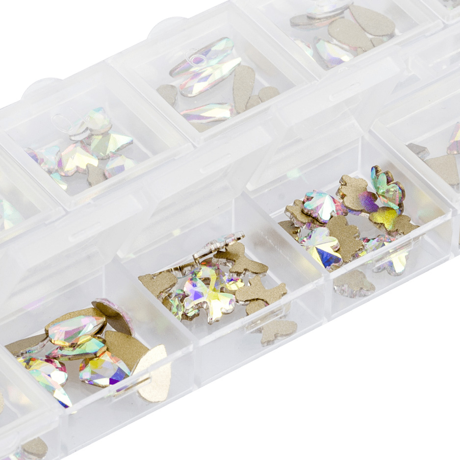 nailart set I glass rhinestones 3D