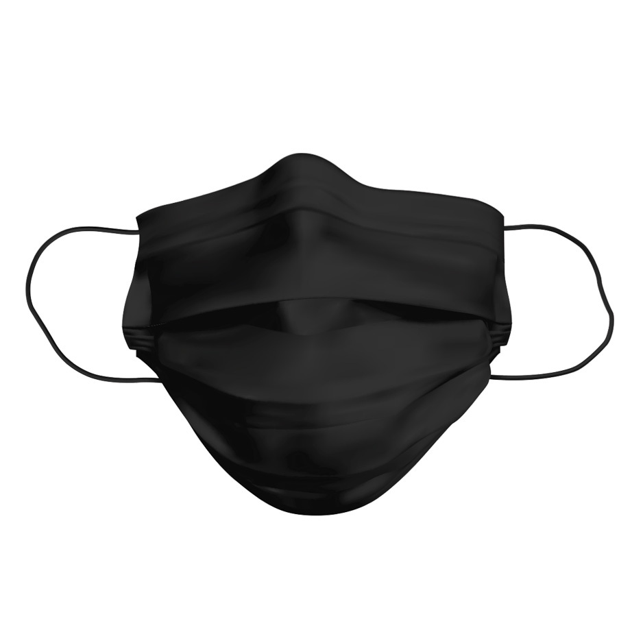 Gesichtsmaske schwarz