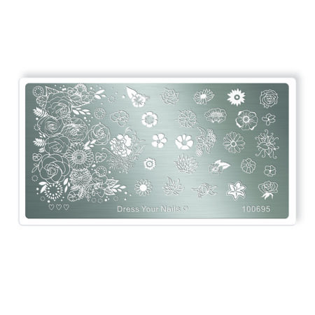 Template Dress your nails 02 - Flower Power