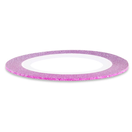 Glitter Stripes Pink