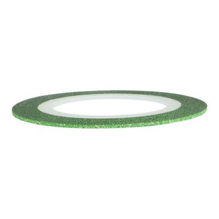 Glitter Stripes Lime